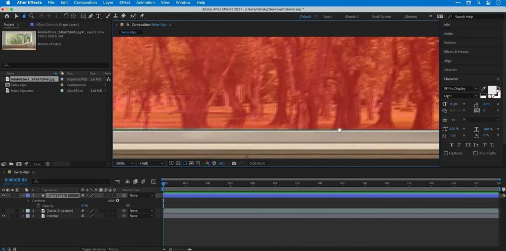 how to apply mask in After Effects